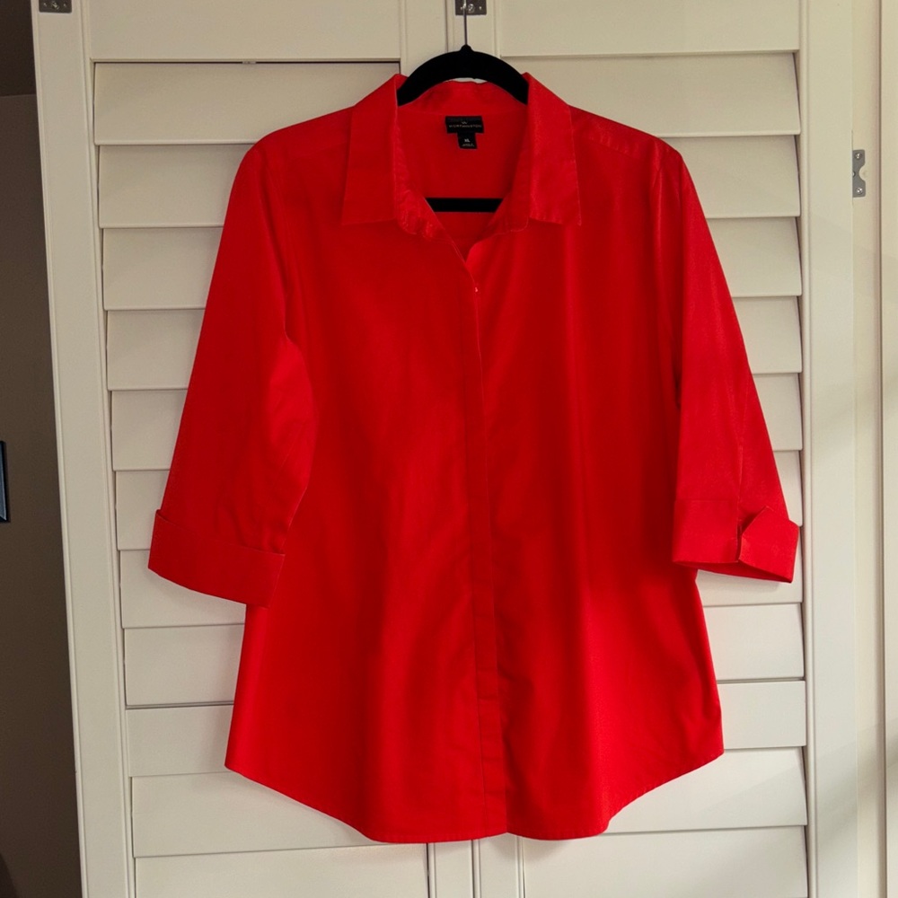 Worthington Scarlet Red Blouse